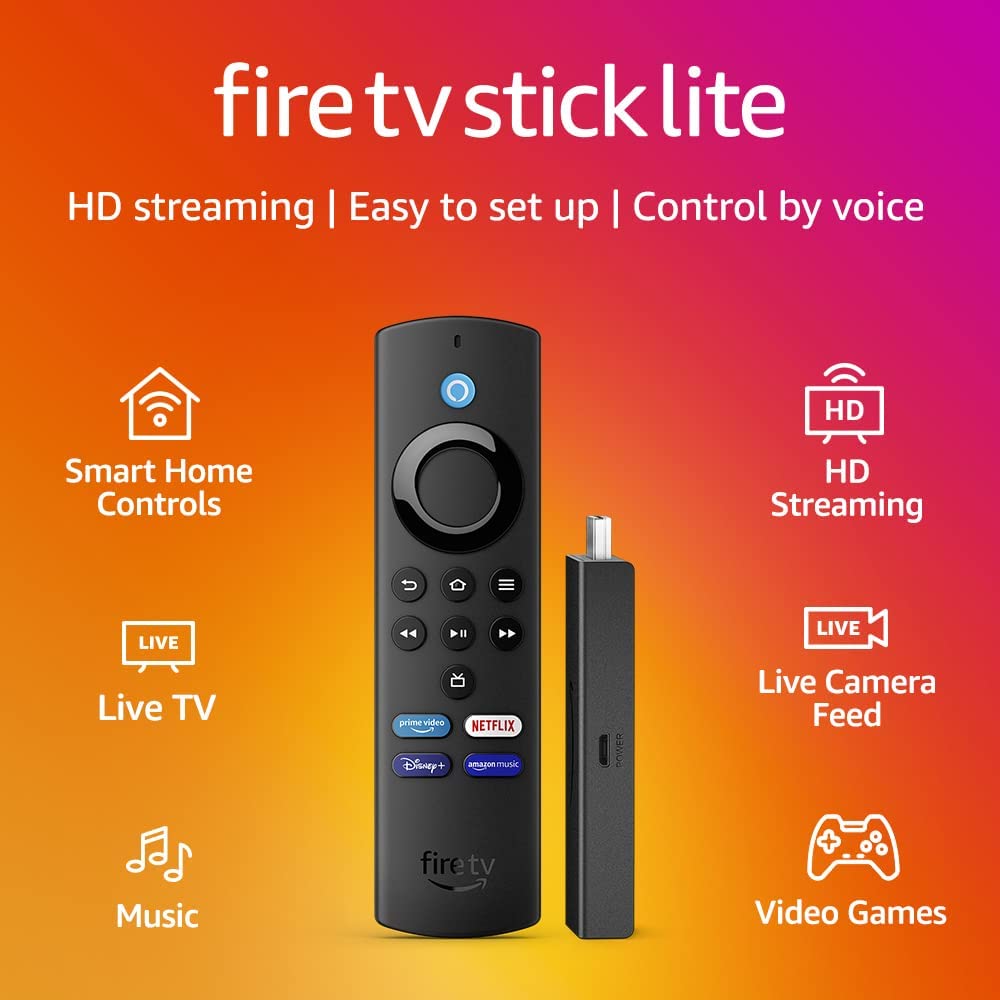 Amazon Fire TV Stick Lite with Alexa